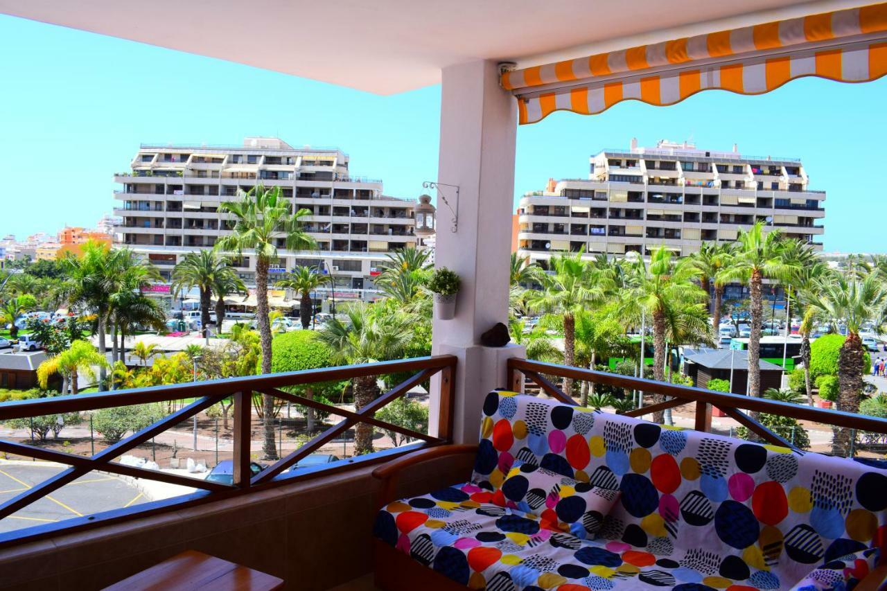 Sunny Summerland Los Cristianos, Ap With City And Ocean View Los Cristianos  Exteriör bild